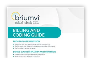 BRIUMVI® (ublituximab-xiiy) Billing and Coding Guide thumbnail