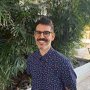 David smiling